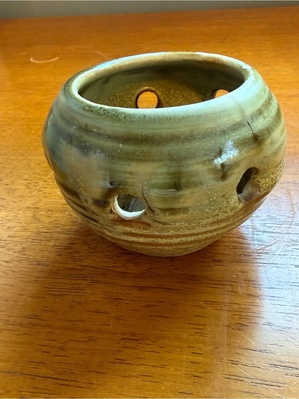 Handmade Ceramic Pot - Soft Green Glaze